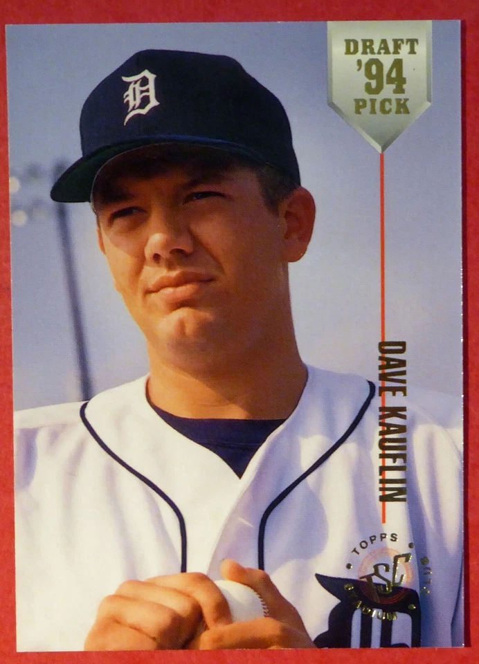 1994 Topps Stadium Club Draft Picks - Dave Kauflin #63 (Tigers) - Image 1 of 1