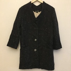 Beautiful Theory (Oliver Theyskens) Oversized Grey Fleck Boucle Cocoon Coat-S - Picture 1 of 14
