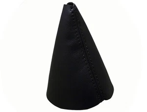 VOLKSWAGEN CADDY III (2004-2015) Cuffia Leva Cambio Vera Pelle - Cuciture Nero - Bild 1 von 1