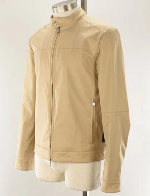 MICHAEL KORS Mens Chino Travel Racer Jacket MEDIUM Windproof Water Repellent NWT - Image 1 of 3