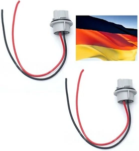 Flosser Pigtail Wire 2444 Female Socket 7440 Two Harness Front Turn Signal Lamp - Picture 1 of 7