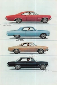 1965 Chevrolet Impala, Chevelle, Corvair, Chevy II Nova Vintage 2 page Print Ad - Picture 1 of 2