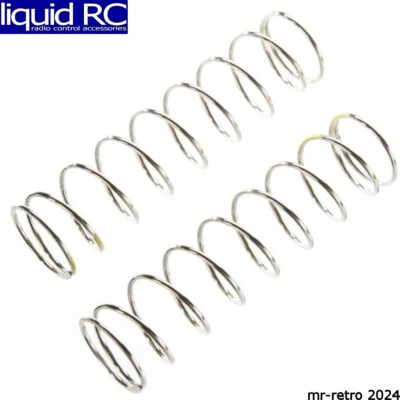 Tekno RC 6082 Shock Spring Set 1.6x9.5T 95mm yellow 4.48 lb/in - Image 1 of 2