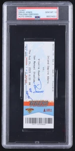 Druw Jones Signed 2023 Minor League Ticket Inscribed "1st Homer" (PSA 10 Auto) - Picture 1 of 2