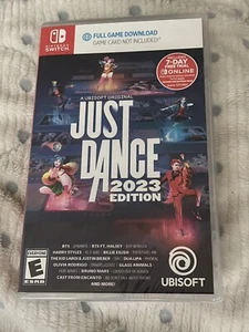 NEW Just Dance 2023 Edition Code In Box Nintendo Switch videogame Ubisoft SEALED - Afbeelding 1 van 2
