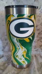 Ozark Trail Double-Wall Stainless Steel Tumbler w/ NFL Green Bay Packers Imagery - Picture 1 of 8