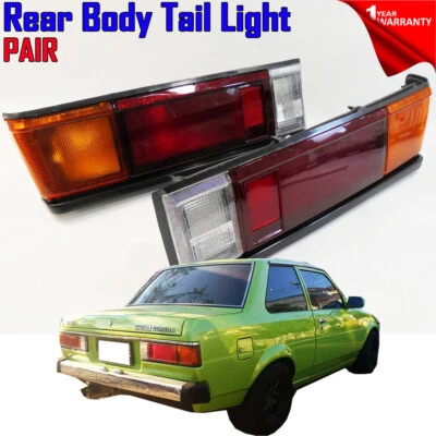 FOR TOYOTA COROLLA  KE70 TE71 REAR BODY TAIL LIGHTS  LAMPS PAIR 1979-81 80 - Image 1 of 4