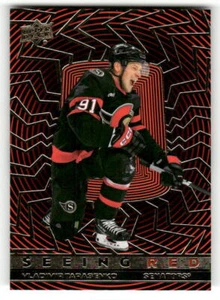 2023-24 Upper Deck #SR-53 Vladimir Tarasenko Seeing Red Ottawa Senators - Picture 1 of 2