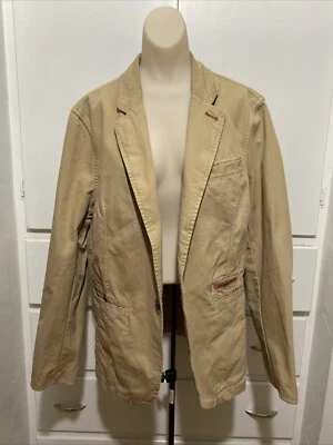 Gap Red Blazer Mens Or Women’s Medium Khaki Cotton Vintage Sport Coat - Image 1 of 4