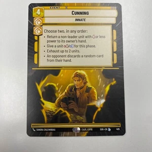 SWU: Cunning (Hyperspace) - Spark of Rebellion 465 - Bild 1 von 1