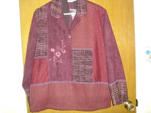 WOMENS SARA MORGAN For HABAND 3 PIECE PANTSUIT SIZE LA BURGANDY - Imagen 1 de 15