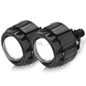 2X 100W H4 H7 2.5" Bi-LED Projector Lens LHD Headlight Hi-Lo Beam Bulbs Retrofit - Picture 1 of 12
