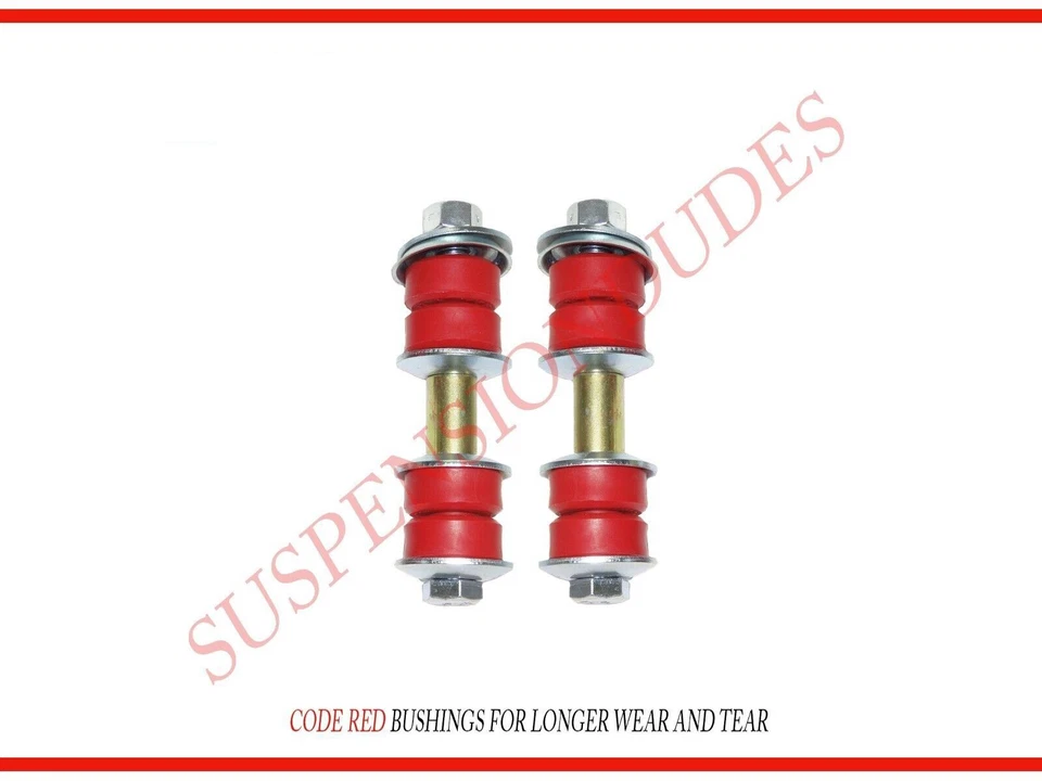 Pair Front Sway Bar Links Lancer Mirage K90247 USA Bushings - Image 1 of 1