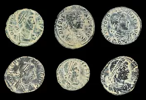 Imperio Romano, Lote de 6 monedas. - Imagen 1 de 3
