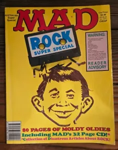 Australian MAD Magazine 1991 #74 Okay Condition, Rock Super Special - Picture 1 of 2
