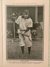 Honus Wagner 1909 Police Gazette Full Page Photo Like M128 Complete Poster
