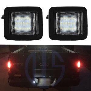 White LED License Plate Light Assembly For Ford F-150 2015-2020 2021 2022 2023 - Picture 1 of 11