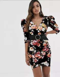 Bronx & Banco Velvet Saint Belted Mini Dress Women's XS $440 - Picture 1 of 5