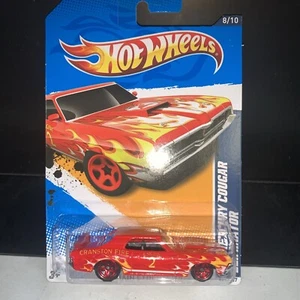 2012 Hot Wheels Mattel 69 Mercury Cougar Eliminator Flames - Picture 1 of 4