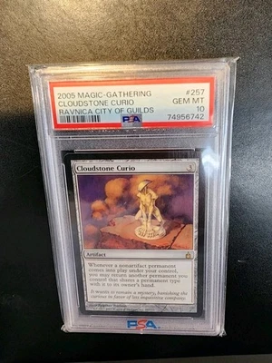 Magic the Gathering: Cloudstone Curio "PSA 10 Gem Mint" 1 of 1. Top POP!!! - Image 1 of 2