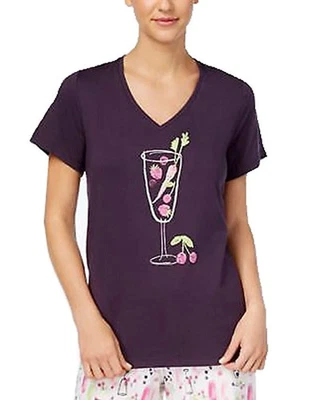 Top de pijama Hue Salad Days cuello en V PJ74238 talla grande color tono nocturno Foto 1 de 4