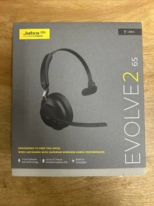 Casque sans fil USB-C Jabra Evolve2 65 - Photo 1/4