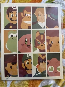 Nintendo Mashup 8x10 Kunstdruck signiert vom Künstler Andrew Heath 476/500! Bambox! - Bild 1 von 3