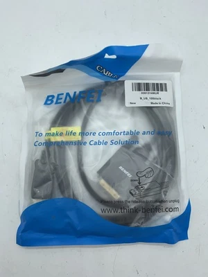 NEW SEALED Benfei B_US_105black Display Port to DVI Cable w/ FREE SHIPPING - Image 1 of 4
