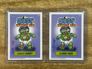 2025 Slop Culture Kids 95a Slobby Gus 95b Leaky Larry Set Signed Pingitore GPK - Picture 1 of 6
