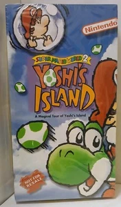 SUPER MARIO WORLD 2: YOSHI'S ISLAND (VHS) Nintendo Promo  OOP RARE  *NEW! - Picture 1 of 6