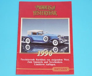 MATCHBOX TOY CATALOG 1990 YESTERYEAR DINKY COLLECTION A5 SIZE CATALOGUE KATAL... - Picture 1 of 9