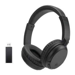 Wireless Bluetooth Headphones with Fm Radio, Over-Ear Wireless Headset for Tv... - Picture 1 of 9