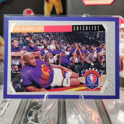 1993  Upper Deck McDonald's Open Checklist MO, CL Charles Barkley #507 Suns - Image 1 of 4