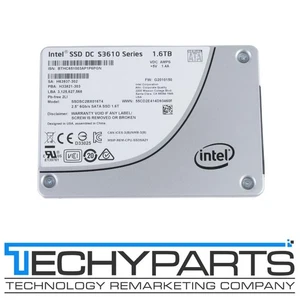 Unidad de estado sólido Intel DC S3610 Series 1,6 TB SATA 6 Gbps 2,5" SSDSC2BX016T4 95 % - Imagen 1 de 3