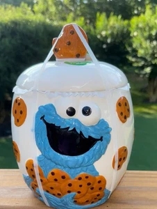 Krümelmonster Sesamstraße Keksdose Dose | handbemalte Keramik | Neu  - Bild 1 von 2