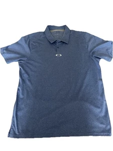 Oakley Golf Polo Blau Shirt. Größe L - Bild 1 von 4