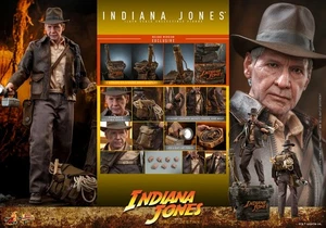 Hot Toys Indiana Jones Dial Of Destiny 1:6 Figure Harrison Ford MMS717 Deluxe - Picture 1 of 22