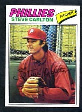 1977 Topps #110 Steve Carlton - Philadelphia Phillies   Nm/Mt