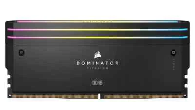 RAM Memory Corsair Dominator Titanium RGB DDR5 16GB 6600MHz CL32 - Bild 1 von 3