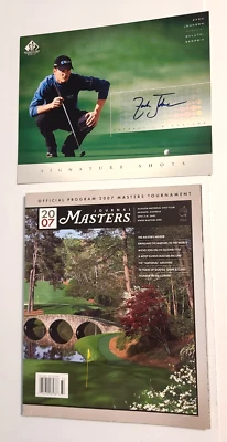SP Signature 2004 - Signature Shots Zach Johnson #ZJ Auto & 2007 Masters Program Foto 1 de 4
