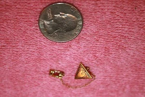 Vintage Gold-tone WMF Pin LM Pin together with chain - Picture 1 of 3