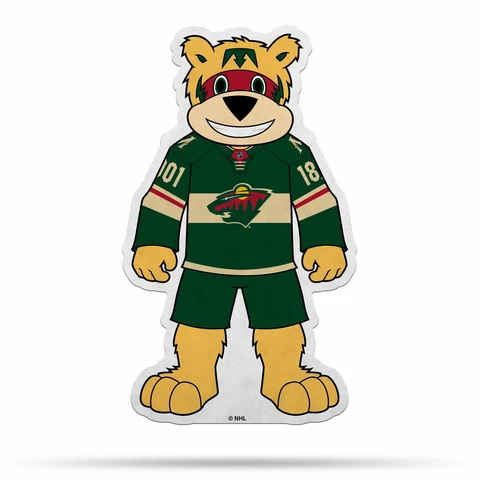 NHL Minnesota Wild 18" Die-cut Mascot Pennant Fan Cave Cover