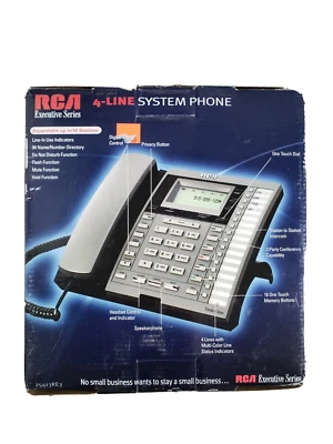 NEW RCA Model 25413RE3 4-Line Business Expandable Speakerphone - Image 1 of 3