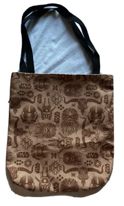 Walt Disney World Star Wars Tasche Braun Tribal Muster Neu - Bild 1 von 2