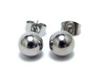 Ball Stud Earrings Stainless Surgical Steel Hypoallergenic 7 mm