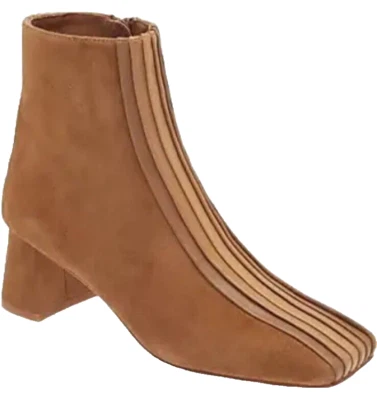 JEFFREY CAMPBELL Peace Out Square Toe Suede Combo Bootie Size 5.5 NEW MSRP $225 - Image 1 of 4