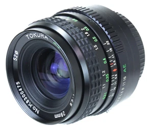 Tokura MC 28mm F 2.8 Lens Mount Konica KR AR (Réf#X-801) - Foto 1 di 5