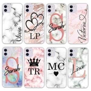 Case iPhone 14 13 12 11 8 7 6s Plus XR XS Max SE Pro Silicone Personalised Cover - Picture 1 of 15