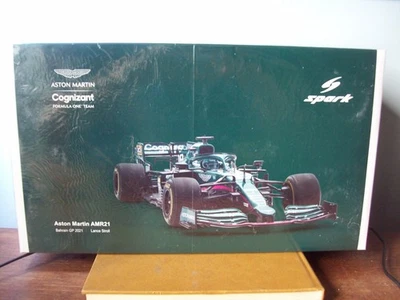1/18 SPARK 18S587 ASTON MARTIN AMR21 10th BAHRAIN GP 2021 #18 LANCE STROLL - Image 1 of 4
