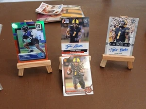 Tyler badie RC SP AutoLot 2022 Leaf Draft  & 2022 Leaf Pro Set Autos, Red/Green+ - Picture 1 of 10